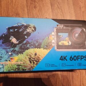 Underwater Camera 4K 60FPS - Black